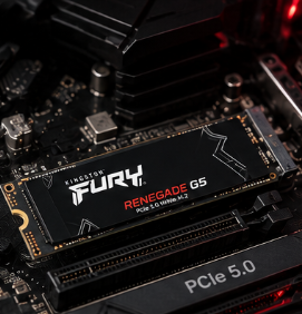 Kingston FURY Renegade G5, SSD PCIe 5.0 de até 14.800 MB/s