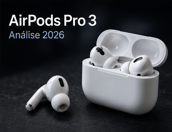 AirPods Pro 3 vale a pena em 2026? Análise completa antes de comprar